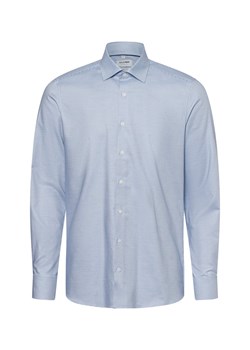 Olymp Level Five Męska koszula biznesowa Mężczyźni Modern Fit Bawełna jasnoniebieski wzorzysty ze sklepu vangraaf w kategorii Koszule męskie - zdjęcie 178429162