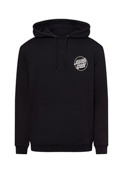 Santa Cruz Męski sweter z kapturem Mężczyźni czarny jednolity ze sklepu vangraaf w kategorii Bluzy męskie - zdjęcie 178429201