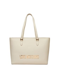 LOVE MOSCHINO Torebka JC4190PP1MKD0110 Écru ze sklepu MODIVO w kategorii Torby Shopper bag - zdjęcie 178430053