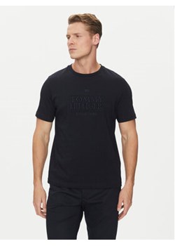 Tommy Hilfiger T-Shirt Embroidery Logo MW0MW38620 Granatowy Regular Fit ze sklepu MODIVO w kategorii T-shirty męskie - zdjęcie 178430094