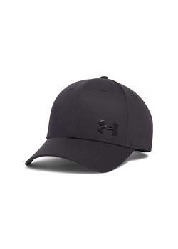 Męska czapka z daszkiem Under Armour M's Sportwear Metal ADJ - czarna ze sklepu Sportstylestory.com w kategorii Czapki z daszkiem męskie - zdjęcie 178430383