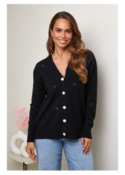 Soft Cashmere Kardigan w kolorze czarnym ze sklepu Limango Polska w kategorii Swetry damskie - zdjęcie 178431153