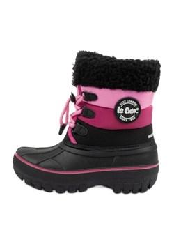 Śniegowce Lee Cooper LCJ-24-44-2855K czarne ze sklepu ButyModne.pl w kategorii Buty zimowe dziecięce - zdjęcie 178431364