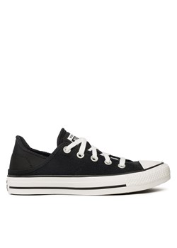 Trampki Converse Chuck Taylor All Star Crush Heel Ox A03075C Czarny ze sklepu eobuwie.pl w kategorii Trampki damskie - zdjęcie 178446443