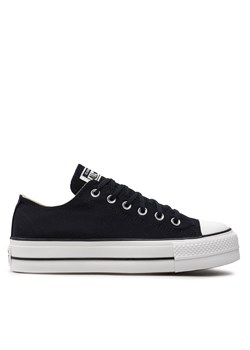 Trampki Converse Chuck Taylor All Star Lift Ox 560250C Czarny ze sklepu eobuwie.pl w kategorii Trampki damskie - zdjęcie 178446553