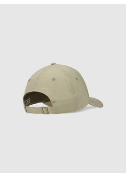Czapka z daszkiem strapback uniseks 4F 4FWSS25ACABU369 - zielona ze sklepu Sportstylestory.com w kategorii Czapki z daszkiem damskie - zdjęcie 178449454