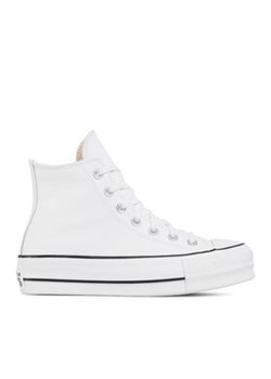 Converse Trampki Chuck Taylor All Star Lift Clean Hi 561676C Biały ze sklepu MODIVO w kategorii Trampki damskie - zdjęcie 178449924