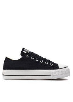 Converse Trampki Chuck Taylor All Star Lift Ox 560250C Czarny ze sklepu MODIVO w kategorii Trampki damskie - zdjęcie 178450030