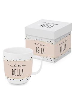ppd Kubek jumbo &quot;Ciao Bella&quot; w kolorze biało-jasnoróżowym - 400 ml ze sklepu Limango Polska w kategorii Kubki - zdjęcie 178451782
