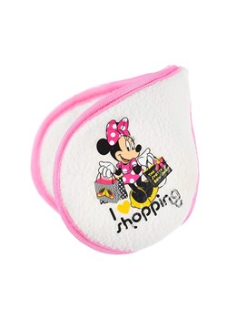 Disney Minnie Mouse Nauszniki &quot;Minnie&quot; w kolorze biało-jasnoróżowym ze sklepu Limango Polska w kategorii Czapki dziecięce - zdjęcie 178452082