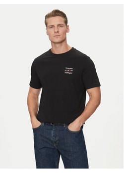 Tommy Hilfiger T-Shirt Stack MW0MW38622 Czarny Regular Fit ze sklepu MODIVO w kategorii T-shirty męskie - zdjęcie 178452123