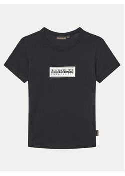 Napapijri T-Shirt Chamois NP0A4ILE M Czarny Regular Fit ze sklepu MODIVO w kategorii T-shirty chłopięce - zdjęcie 178452282