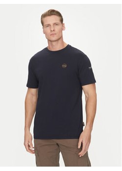 Napapijri T-Shirt S-Badge NP0A4I3N Granatowy Regular Fit ze sklepu MODIVO w kategorii T-shirty męskie - zdjęcie 178453311