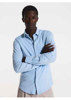 Reserved - Koszula slim fit w paski - jasnoniebieski ze sklepu Reserved w kategorii Koszule męskie - zdjęcie 178453660