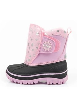 Śniegowce Lee Cooper LCJ-24-44-2863K różowe ze sklepu ButyModne.pl w kategorii Buty zimowe dziecięce - zdjęcie 178475283