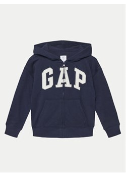 Gap Bluza 744384-02 Granatowy Regular Fit ze sklepu MODIVO w kategorii Bluzy chłopięce - zdjęcie 178478100