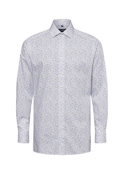 OLYMP Luxor modern Fit Męska koszula biznesowa - Modern Fit Mężczyźni Modern Fit Bawełna biały wzorzysty ze sklepu vangraaf w kategorii Koszule męskie - zdjęcie 178480921