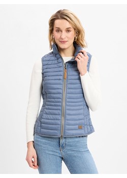 Camel Active Damska pikowana kamizelka Kobiety niebieski jednolity ze sklepu vangraaf w kategorii Kamizelki damskie - zdjęcie 178480990