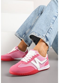 Różowe Sneakersy Klasyczne Tenisówki Istia ze sklepu renee.pl w kategorii Buty sportowe damskie - zdjęcie 178491281