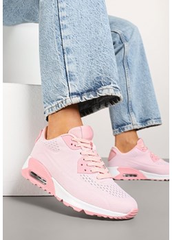 Różowe Buty Sportowe Sneakersy Ozdobione Przezroczystą Wstawką Zalitea ze sklepu renee.pl w kategorii Buty sportowe damskie - zdjęcie 178492793