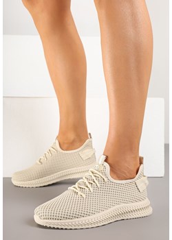 Beżowe Elastyczne Buty Sportowe Sneakersy Nuriane ze sklepu renee.pl w kategorii Buty sportowe damskie - zdjęcie 178496581