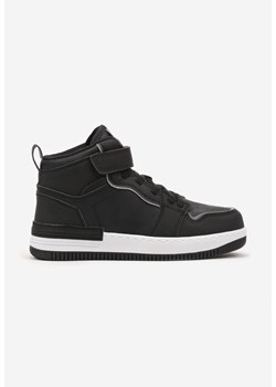 Czarne Buty Sportowe Sneakersy za Kostkę z Rzepem Lavlexia ze sklepu born2be.pl w kategorii Buty sportowe dziecięce - zdjęcie 178503783
