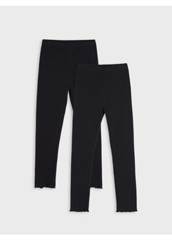 Sinsay - Legginsy 2 pack - czarny ze sklepu Sinsay w kategorii Spodnie dziewczęce - zdjęcie 178528842