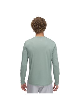 Męski longsleeve do biegania Under Armour UA Launch Longsleeve - zielony ze sklepu Sportstylestory.com w kategorii T-shirty męskie - zdjęcie 178529732