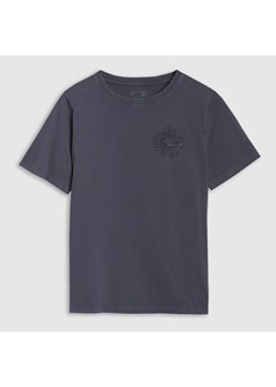 Damski t-shirt z nadrukiem 4F 4FWSS25TTSHF1988 - szary ze sklepu Sportstylestory.com w kategorii Bluzki damskie - zdjęcie 178529764