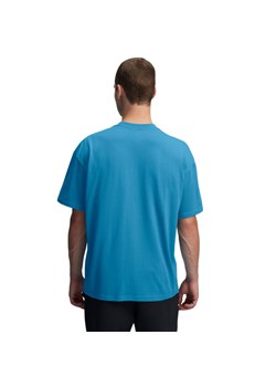 Męski t-shirt z nadrukiem Under Armour UA M Hw Os Branded Ss - niebieski ze sklepu Sportstylestory.com w kategorii T-shirty męskie - zdjęcie 178529790