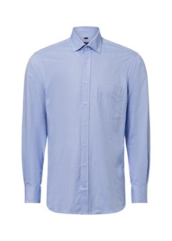 Andrew James Męska koszula biznesowa Mężczyźni Regular Fit Bawełna jasnoniebieski jednolity ze sklepu vangraaf w kategorii Koszule męskie - zdjęcie 178530424