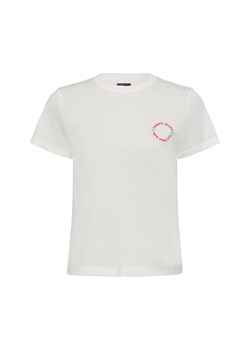 Tommy Jeans Koszulka damska Kobiety Bawełna biały jednolity ze sklepu vangraaf w kategorii Bluzki damskie - zdjęcie 178530452