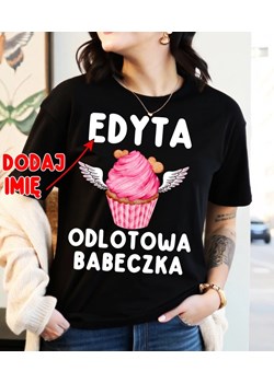 Koszulka na DZIEŃ KOBIET ''Odlotowa babeczka ze skrzydłami'' z imieniem ze sklepu Time For Fashion w kategorii Bluzki damskie - zdjęcie 178533543
