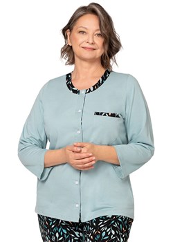 Piżama damska rozpinana Olga II 262 21, Kolor turkusowy-wzór, Rozmiar 2XL, MARTEL ze sklepu Primodo w kategorii Piżamy damskie - zdjęcie 178535694