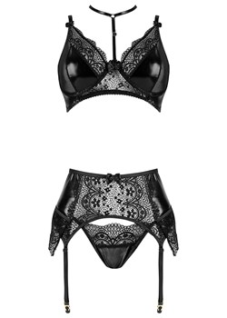 Komplet bielizny Noir Fantasy Set BN6748, Kolor czarny, Rozmiar 2XL/3XL, Beauty Night ze sklepu Intymna w kategorii Komplety bielizny damskiej - zdjęcie 178536571