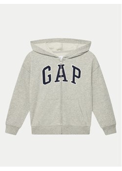 Gap Bluza 743966-03 Szary Regular Fit ze sklepu MODIVO w kategorii Bluzy chłopięce - zdjęcie 178537030