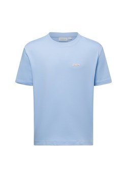 Calvin Klein Jeans Koszulka męska Mężczyźni Bawełna jasnoniebieski jednolity ze sklepu vangraaf w kategorii T-shirty męskie - zdjęcie 178537524