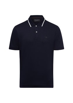 Marc O'Polo Męska koszulka polo Mężczyźni Bawełna granatowy jednolity ze sklepu vangraaf w kategorii T-shirty męskie - zdjęcie 178537541