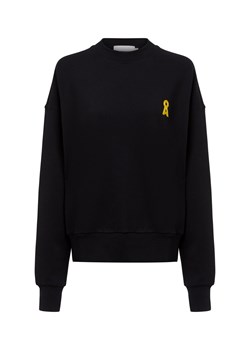 ARMEDANGELS Bluza damska - Alizaa Kobiety Bawełna czarny jednolity ze sklepu vangraaf w kategorii Bluzy damskie - zdjęcie 178537552