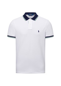 Polo Ralph Lauren Męska koszulka polo Mężczyźni Bawełna biały jednolity ze sklepu vangraaf w kategorii T-shirty męskie - zdjęcie 178537562