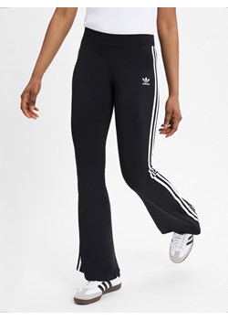 adidas Originals Damskie spodnie do biegania Kobiety Sztuczne włókno czarny jednolity ze sklepu vangraaf w kategorii Spodnie damskie - zdjęcie 178537584