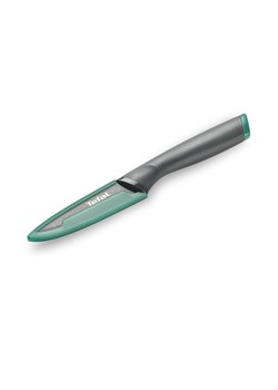 Tefal Nóż &quot;Fresh Kitchen&quot; w kolorze srebrno-zielonym do warzyw - dł. 9 cm ze sklepu Limango Polska w kategorii Noże kuchenne - zdjęcie 178544124