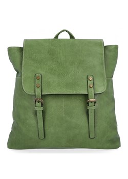 Plecak Damski Vintage XL firmy Hernan HB0230 Jasno Zielony ze sklepu PaniTorbalska w kategorii Plecaki - zdjęcie 178544302