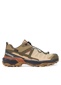 Trekkingi Salomon X Ultra 360 Gore-Tex L47742000 Beżowy ze sklepu eobuwie.pl w kategorii Buty trekkingowe damskie - zdjęcie 178545931