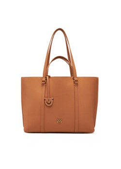 PINKO Torebka Carrie Shopper Big AI 24-25 PLTT 102832 A1LF Beżowy ze sklepu MODIVO w kategorii Torby Shopper bag - zdjęcie 178546254