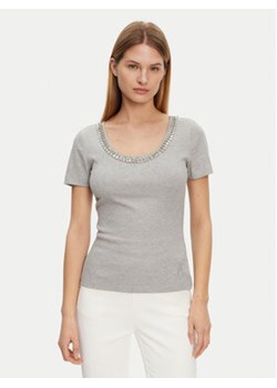 Marciano Guess T-Shirt 5RGP18 6299A Szary Regular Fit ze sklepu MODIVO w kategorii Bluzki damskie - zdjęcie 178546740