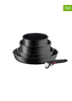 Tefal 5-częściowy zestaw &quot;Ingenio Ultimate&quot; w kolorze czarnym ze sklepu Limango Polska w kategorii Garnki - zdjęcie 178552203