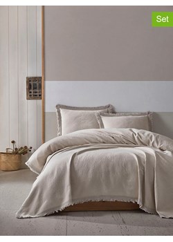 Colourful Cotton 3-częściowy zestaw &quot;Grace&quot; w kolorze beżowym ze sklepu Limango Polska w kategorii Pościele - zdjęcie 178552260