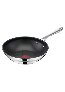 Tefal Patelnia wok &quot;Cook Smart&quot; w kolorze srebrno-czarnym - Ø 28 cm ze sklepu Limango Polska w kategorii Garnki - zdjęcie 178552311