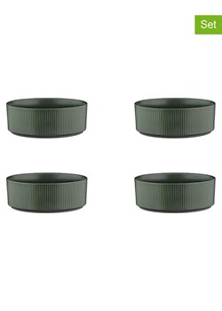 Björn Miski śniadaniowe (4 szt.) &quot;Scandi&quot; w kolorze oliwkowym - Ø 16,5 cm ze sklepu Limango Polska w kategorii Naczynia - zdjęcie 178552374